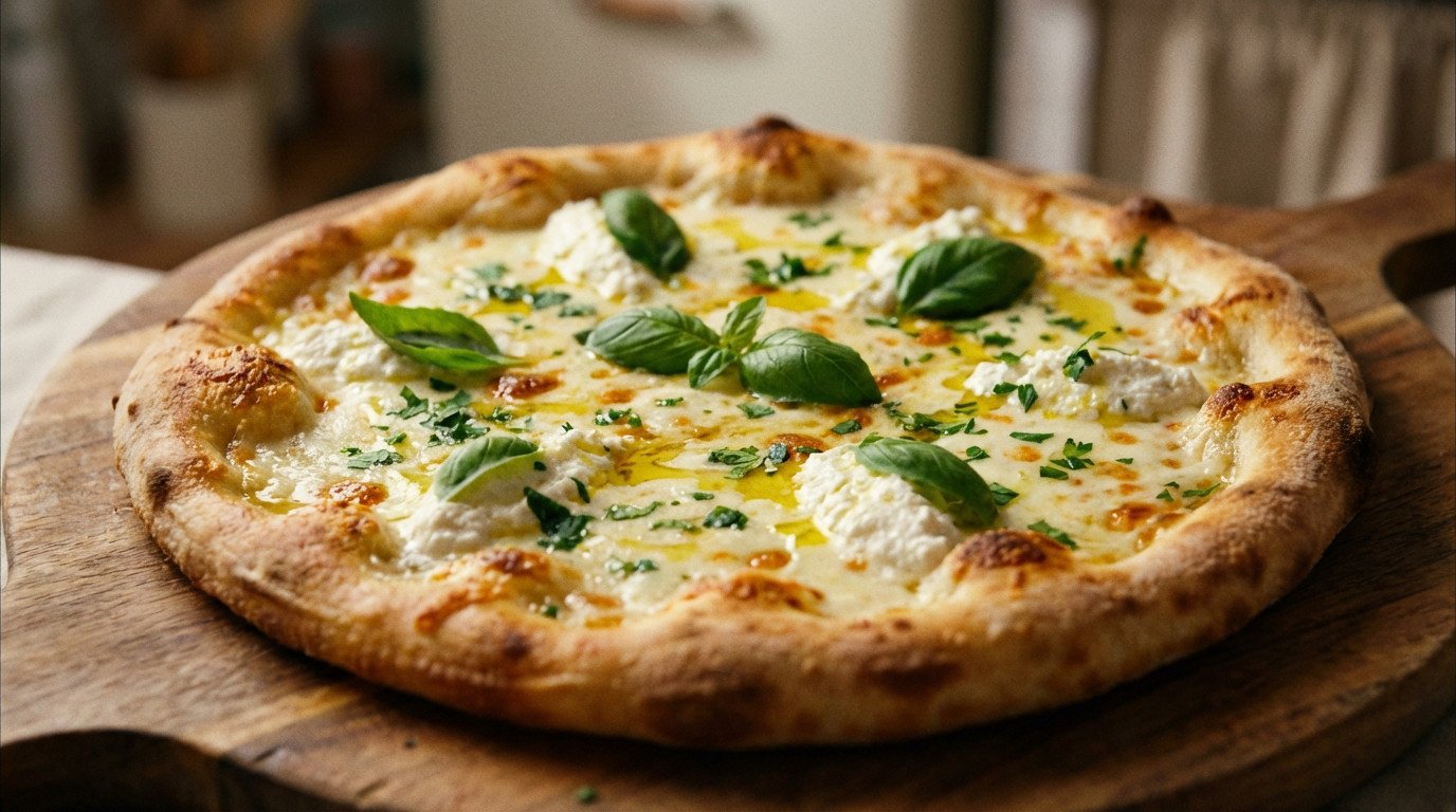 Pizza blanche : définition de la version sans tomate